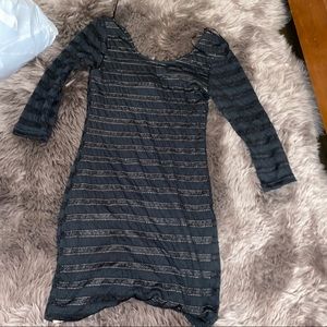 Black long sleeve dress